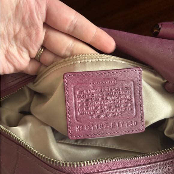 Coach Purple Leather Women's Bag 2011 - Picture 8 of 9